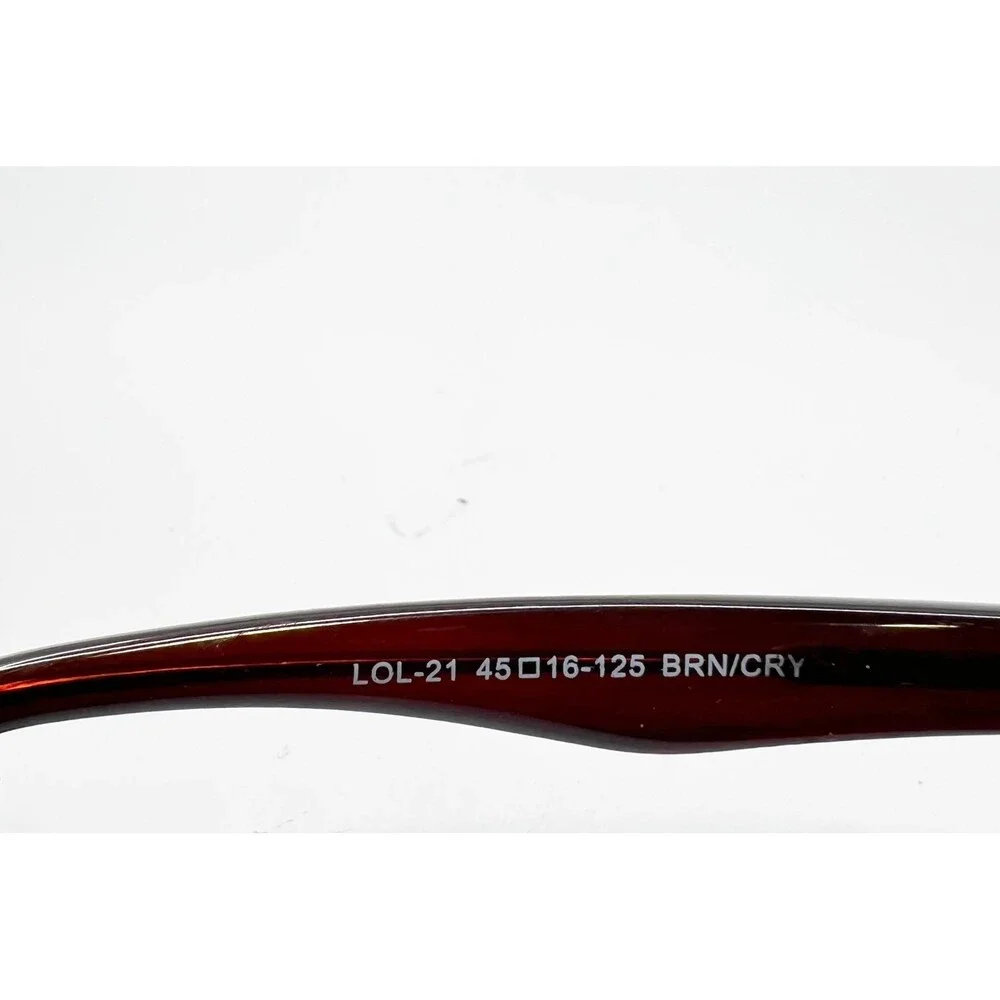 Laugh Out Loud Eyeglasses Kids Brown Ombre Rectangular LOL-21 45-16-125
